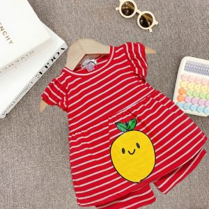 Girl Clothes Sets Suits Summer Baby Toddler Short Sleeve  Kids Shorts baju baby comel Two-piece Set 8-18KG!