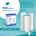 PURE เครื่องกรองน้ำ เพียว 3 ท่อ 4 ขั้นตอน รุ่น 574 เหมาะสำหรับกรองน้ำบาดาล. 