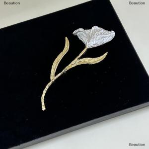 [COD] Beaution Vintage Large Metal Leaf Flower Brooch For Women Girls Exaggerated Fashion Suit Corsage Pins Accessories Party Jewelry Gift