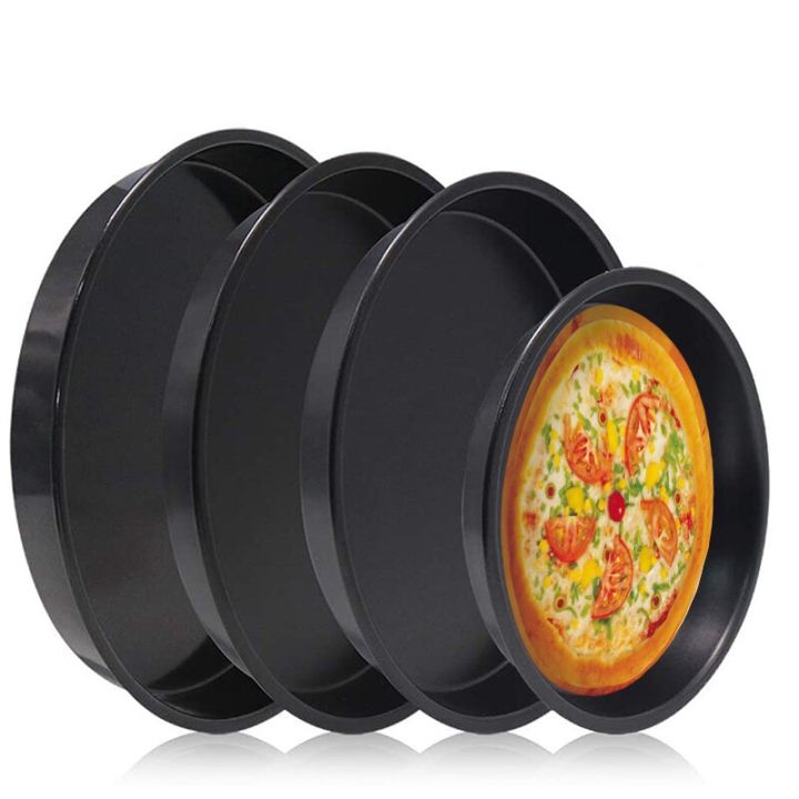 8/9/10 Inch Deep Dish Pizza Pie Pan Tray Bakeware Mould Non Stick Round Cookie Bread Pancake