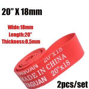 NOBLELYN 2Pcs High Quality Red Rim Liner Anti Puncture Tape Pad Bike Inner Tube Bicycle Tire Liner