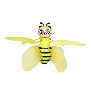 Little Bee Flying Vehicle Aircraft Gesture Sensing Vehicle Flying Helicopter Lights Childrens Toys Birthday Gift Christmas