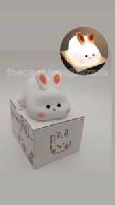 Lampu Tidur Bahan Silicone Lembut Disentuh Karakter Lucu