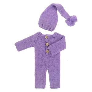 Áo liền quần trẻ em Jumpsuit ảnh quần áo với mũ dài đàn hồi đạo cụ chụp ảnh trang phục trang phục áo thoáng khí