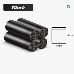 JustLiving 40/60/100Pieces Drawstring Trash Bag Garbage Bag Rubbish Bag Plastic Bag Thickened Automatic Closing Kitchen Garbage Bag Cleaning Tools Organizer Bag Breakpoint Toughened Handheld Closure Plastic Bags