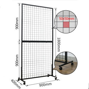 Metal Grid Frame Stand Wire Wall Grid Panel Display Organizer Mesh Iron Decor Organizer Frame