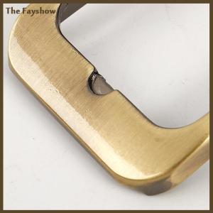 [The Fayshow] 1pc 35mm Zinc Alloy Mens Casual Belt Buckle Bar Buckle Single Pin Half Buckle