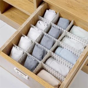 Combo 4 Thanh nhựa chia ngăn tủ có thể điều chỉnh kích thước 37x7cm 47x7cm nhiều màu sắc -Lumbley