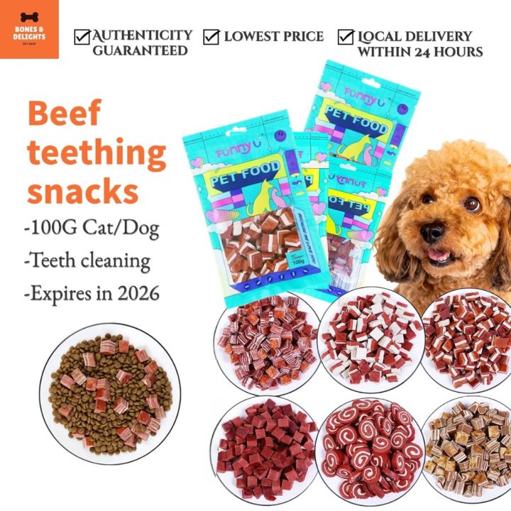 treats dog 100g dog treats pet treats for dog Shipped locally in the  Philippines Lazada PH