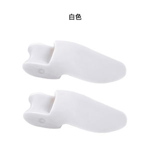 2pcs=1 pair of overlapping toe separator Silicone double ring bunion orthosis orthosis toe expander Split coverage Foot care