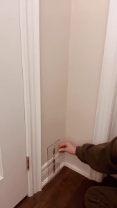 Height Measuring Mirror for Kids Easy Installation Puzzle Acrylic Growth Chart Mirror Foldable Wall Height Ruler Decors