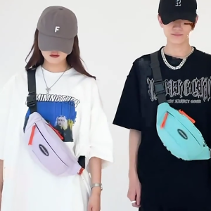 Vintage Japanese Style Chest Bag Adjustable Phone Pack Messenger Bag Shoulder Bag All-match for Cycling Climbing