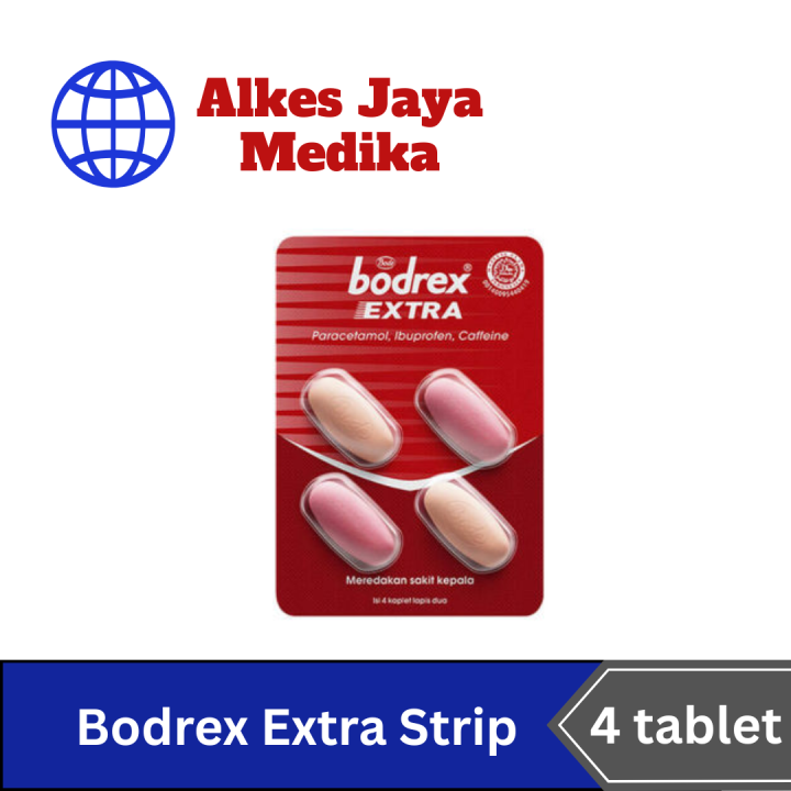 BODREX EXTRA isi 4 tablet - obat sakit kepala dan demam