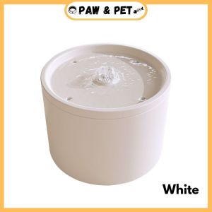 1L Ceramic Cat Water Fountain USB Charging Pet Water Feeder Dogs Automatic Circulating Filtration Flow Water Dispenser