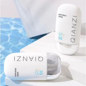 Spf50 Moisturizing Sunscreen Waterproof Sweatproof Sun Cream Double Oil Control & Pore-Fection Sunscreen Makeup Base