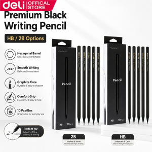 Deli 2B Graphite Wood Pencil 10Pcs NS722 Nusign