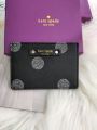 Kate Spade Card Holder Glitter Polka Dot Card Case Card Wallet Pemegang Kad Berjenama. 