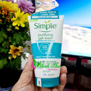 Simple - Sữa rửa mặt Simple Kind To Skin 150ml Dành Cho Mọi Loại Da Chính Hãng