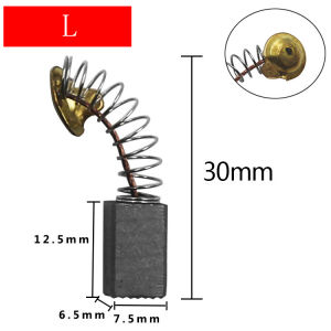 10 Cái/20 Cái Dụng Cụ Điện Bàn Chải Carbon Búa Điện Máy Mài Góc Bàn Chải Than Chì Thay Thế Kích Thước Khác Nhau Cho Dụng Cụ Xoay Drillac