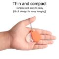 Pocket Magnifying Glass Small Handheld Folding Keychain Magnifier Portable Orange Magnifying Lens for Old People Home Magnifier for Inspection Reading economical. 