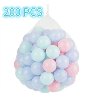 200PCS Ocean Balls Multicoloured Soft Pit Balls Plastic Play Balls Thicken Swim Pit Pool Toys