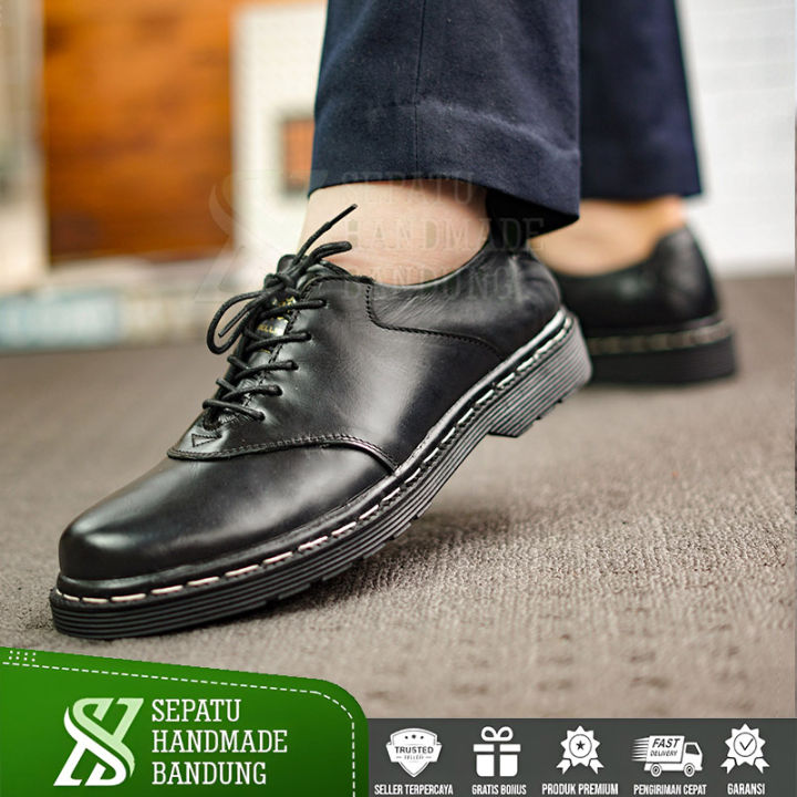Leather Shoes Bisnis Santai Gaya Nyantai Keren Semi Formal