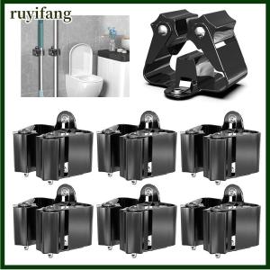 ruyifang ที่วางไม้กวาดติดผนังแบบ3-H ที่วางเครื่องมือทำสวนสแตนเลสหลายแพ็คสำหรับบ้านห้องครัวห้องน้ำอุปกรณ์ในโรงรถ