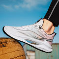 Mizuno Men's shoes Korean version trendy sports casual thick soled men's fashion sports shoes running shoes men's hiking shoes. 