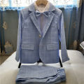 GUKENRO Uniforms For Boy Children Korean Plaid Suit Set Piano Host Dance Baby Handsome One Year Old Cute Pageboy Blazer for Kid. 