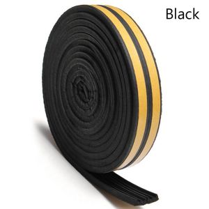 MILDGLOW 5/10M Self Adhesive Rubber Weather Strips Window Door Draught Excluder Seal Strip Foam
