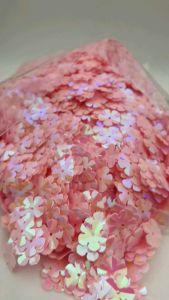 SEQUIN RAMBOCI PAYET MOTIF BUNGA MELATI WARNA WARNI LASER KUALITAS AA KILAU BAGUS PER 10 GRAM