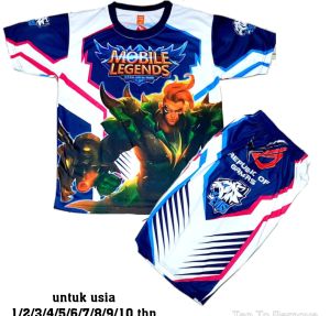 Setelan Baju Gaming Free fire Mobile Legends Karakter EVOS ROAR ONIC ALTER EGO MOBILE LEGENDS HERRO RRQ Anak Laki Laki Setelan Angel FF Anak Laki Laki FF Baju Gaming Free Fire Anak Laki Laki Umur Usia 1 2 3 4 5 6 7 8 9 0 Tahun-TOKOUMMIBUSANA1720041022