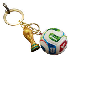 2026 World Cup Golden Trophy Keychain Key Ring Charm Accessories fan souvenir bag pendant/football supporters/2026 World Cup trophy keychain/golden cup charm