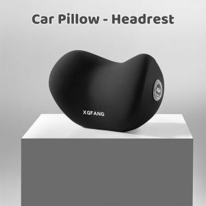 Combo pillow set High quality car headrest lumbar pillow set comfortable and breathable memory foam car headrest set lumbar support seat lumbar pillow backrest cushion