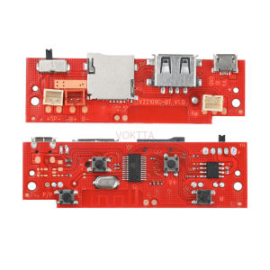 Bluetooth 5.0 bo mạch khuếch đại âm thanh V109 DC 5V Điện MP3/thiết bị giải mã WMA cổng giao tiếp USB cho Diy loa không dây & Hệ thống âm thanh