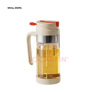 LOCAUPIN Borosilicate Glass Oil Sprayer Bottle Cooking Oil Container Bottle Dispenser Condiments Cooking Oil Spray