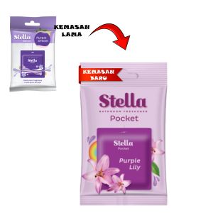 STELLA Pocket Bathroom Purple Dream 15gr / Pengharum Kamar Mandi / Pengharum Ruangan Serbaguna