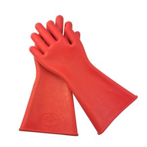 Sepasang Sarung Tangan Listrik Anti Setrum Class 12000v Sarung Tangan Karet Latex Insulasi Gloves