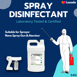 Spray Disinfectant 5KG (Nano Spray gun/ Atomizer)