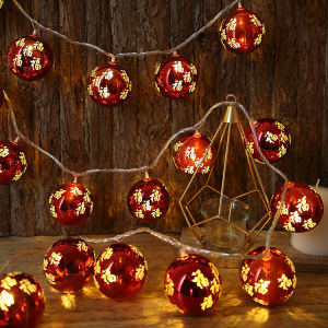 🔥Bán chạy🔥1.5m 10led LED năm mới Dây đèn trang trí sáng tạo lễ hội đèn dây phước lành đèn nhấp nháy chạy bằng pin trang trí đèn lễ hội (trong kho)