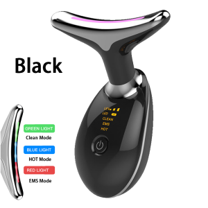 💛[SPOT] Neck Face Beauty Device 3 Colors LED Photon Therapy Skin Tighten Reduce Double Chin Anti Wrinkle