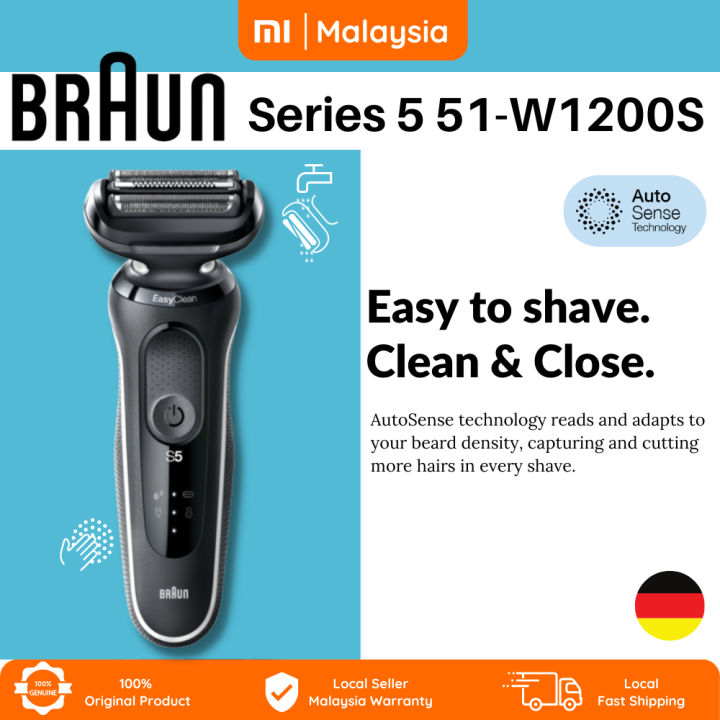 Braun Series 5 51-W1200s / 50-W1200s Electric Shaver for Men | Lazada
