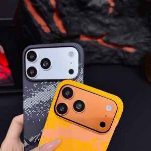 Ultra Thin Armor Carbon Fiber Pattern Magne Case For iPhone 17 Air 16 15 14 13 Pro Max For Magsafe Wireless Charging Cover