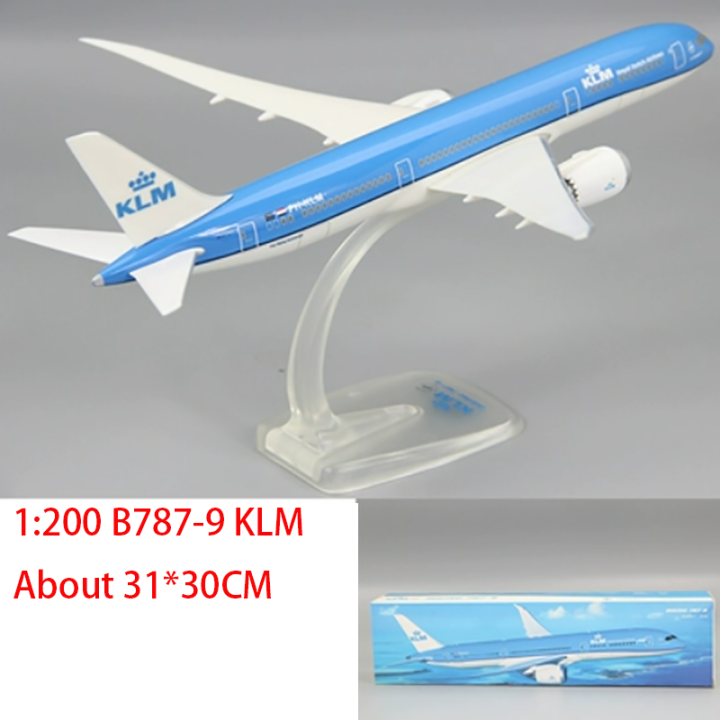 1:200 quy mô klm B787-9 B737-800 hãng hàng không ABS nhựa Máy bay mô ...