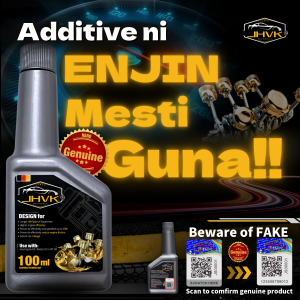 [JHVK] Pure Synthetic oil(Additive) 100ML - UpGrade Engine Oil+Save PetrolDiesel+Increase Mileage+boost performance+ProtectEngine-For Car/Lori/Motor/Vab/Excavator etc