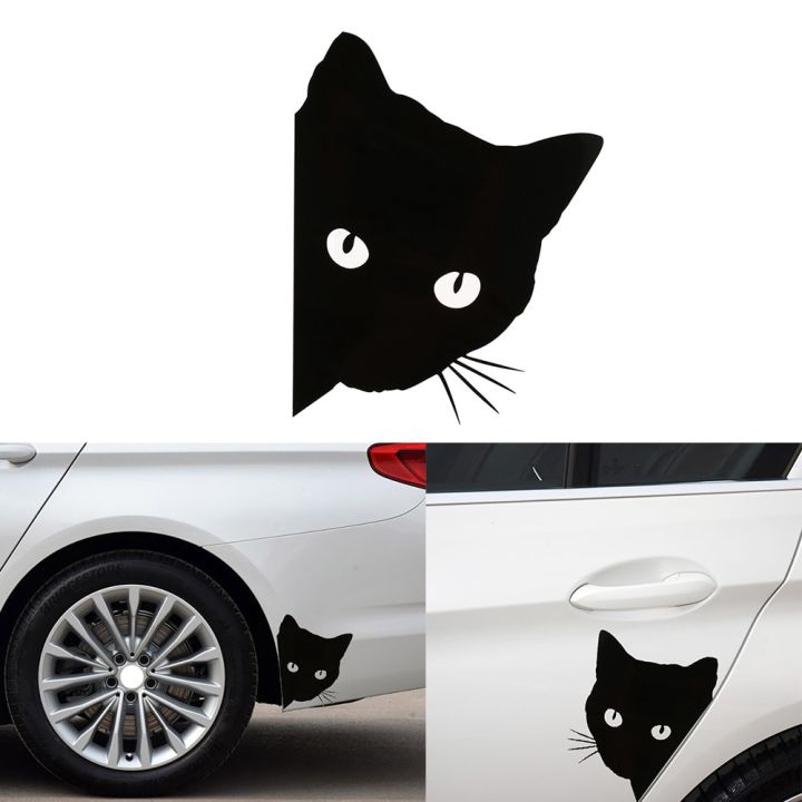 Car Peeking Cat Sticker Creative Auto Styling Animal Pattern Vinyl Decal Car Body Window Decoration Funny Stickers 15 12cm Lazada Lazada PH