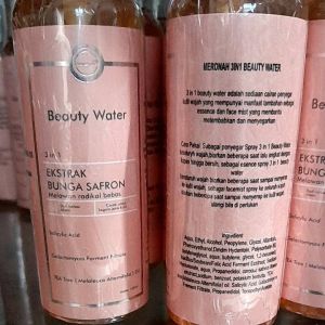 Beauty Water / Toner / Face Mist / Setting Spray Meronah Beautycare ASLI Jamin Ori 100%