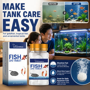 Highly effective fish-preventing salt tablets a miraculous therapy for aquariums worldwide.