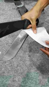 ดิฉันประสบการณ์ดิจิทัล เดินป่า มีดพกพา 5cr13mov บริษัทออนตาริโอ, เหล็ก ใช้งานหนักได้จริง