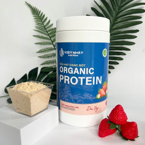 Sữa Hạt Dạng Bột Organic Protein hỗ trợ giảm cân tăng cơ Việt Nhật Nutrition hộp 1kg
